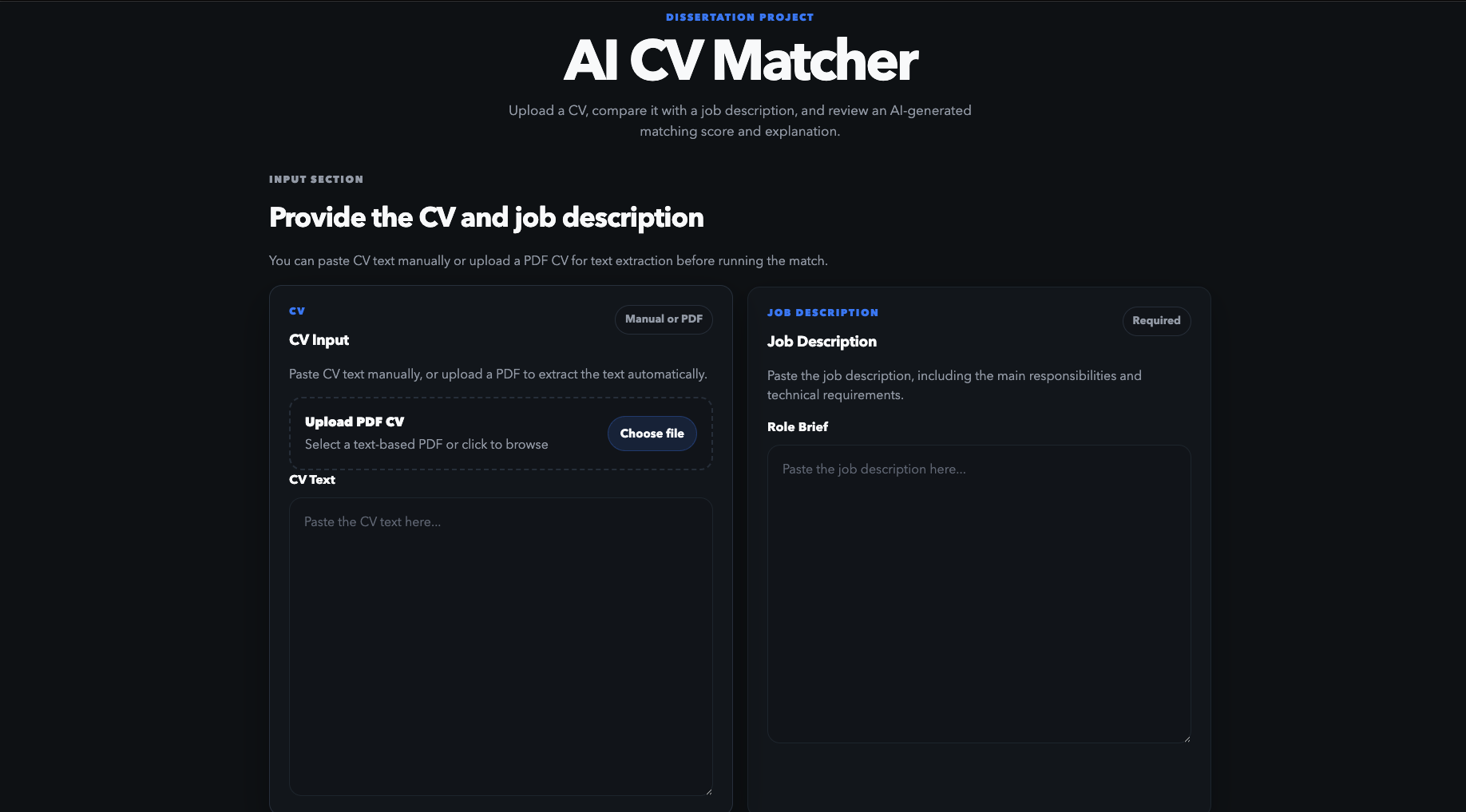 AI CV & Job Matching System preview
